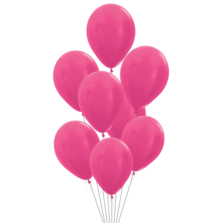 Metallic Fuchsia Latex Balloon, 11in