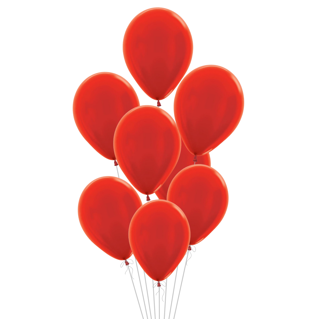 Metallic Red Latex Balloon, 11in