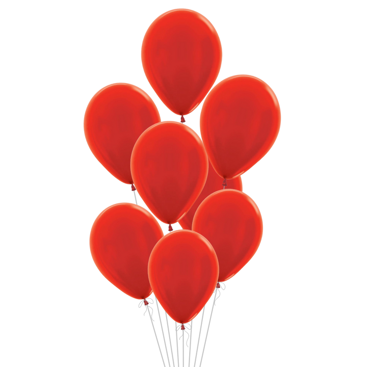 Metallic Red Latex Balloon, 11in