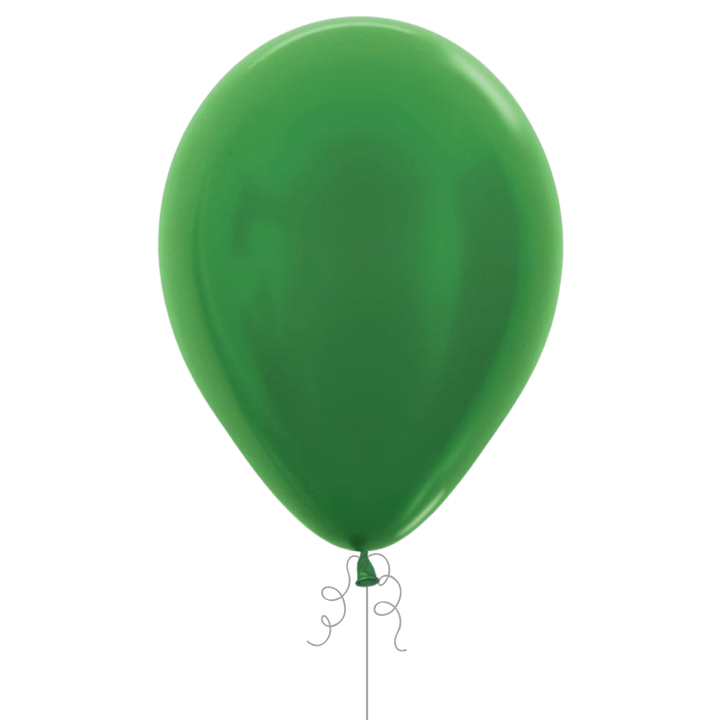 Metallic Green Latex Balloon, 11in
