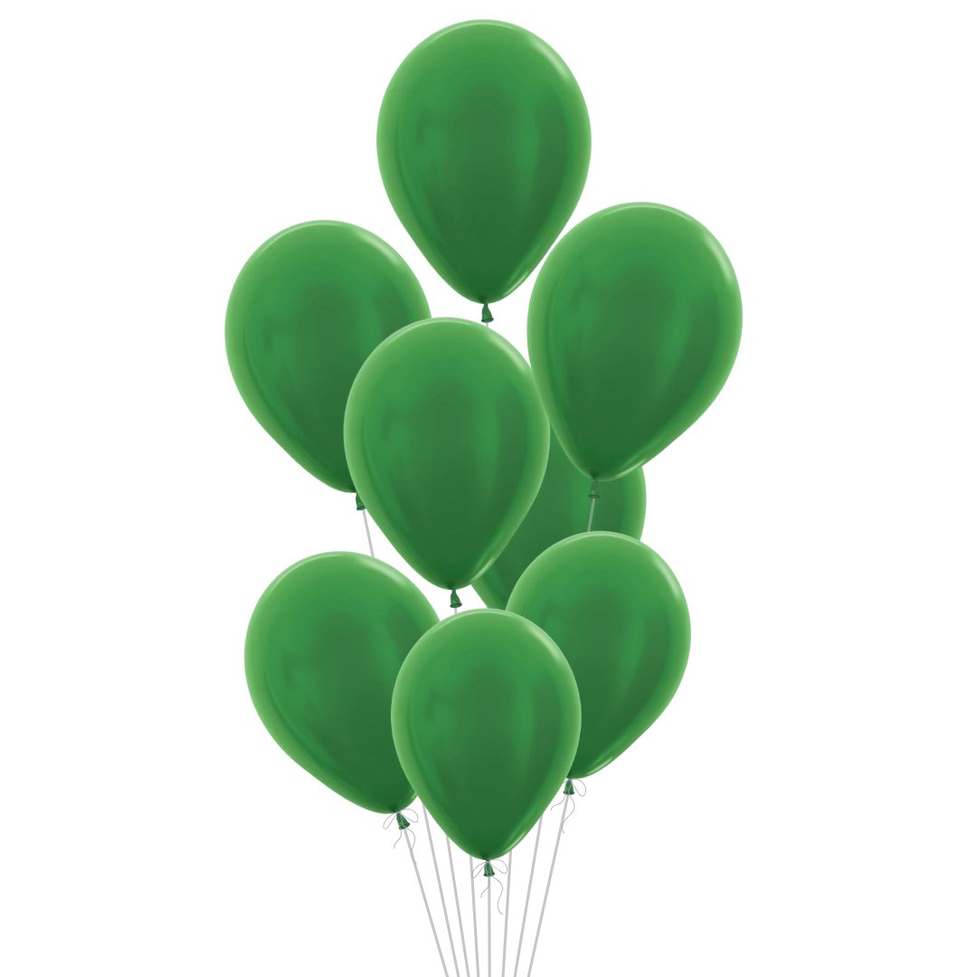 Metallic Green Latex Balloon, 11in