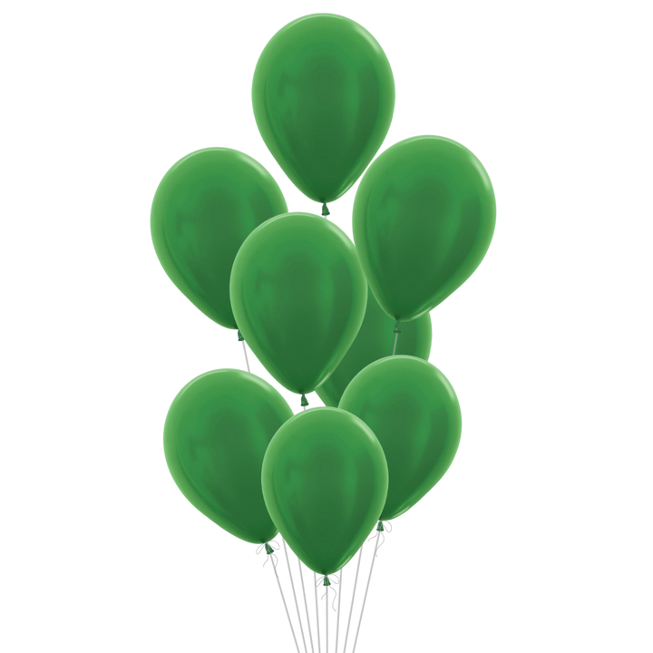 Metallic Green Latex Balloon, 11in