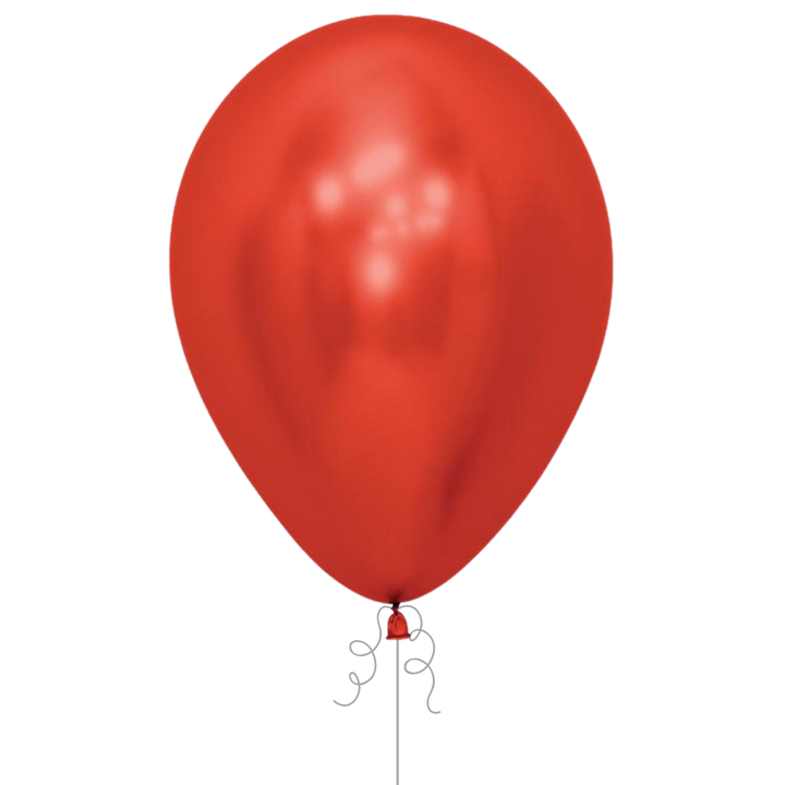 Crystal Red Latex Balloon, 11in