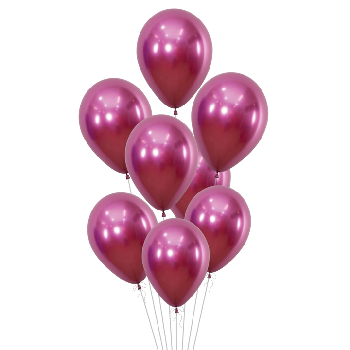 Reflex Fuchsia Latex Balloon, 11in