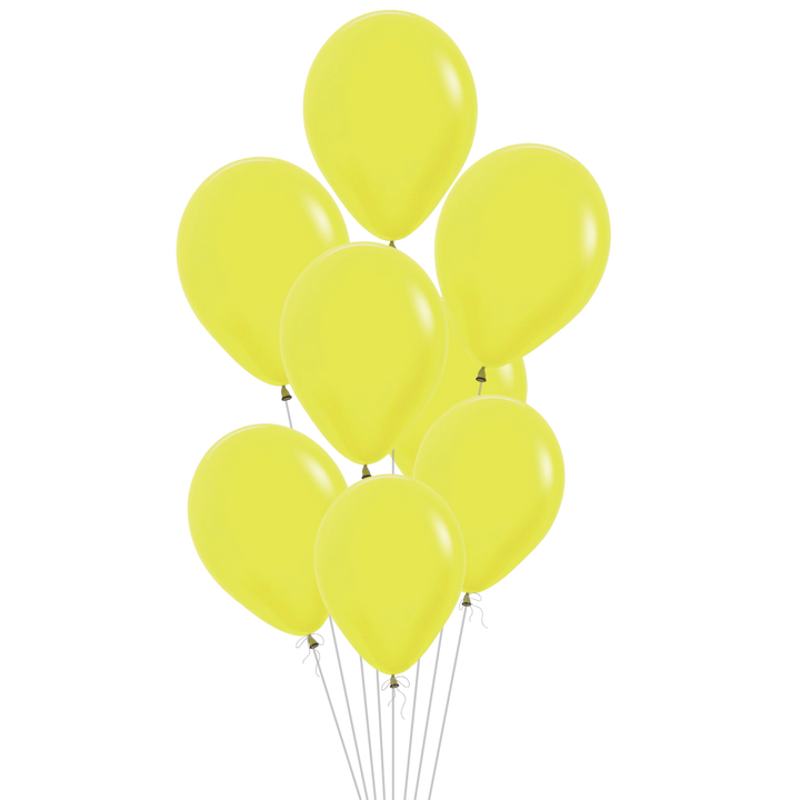 Neon Yellow Latex Balloon, 11in