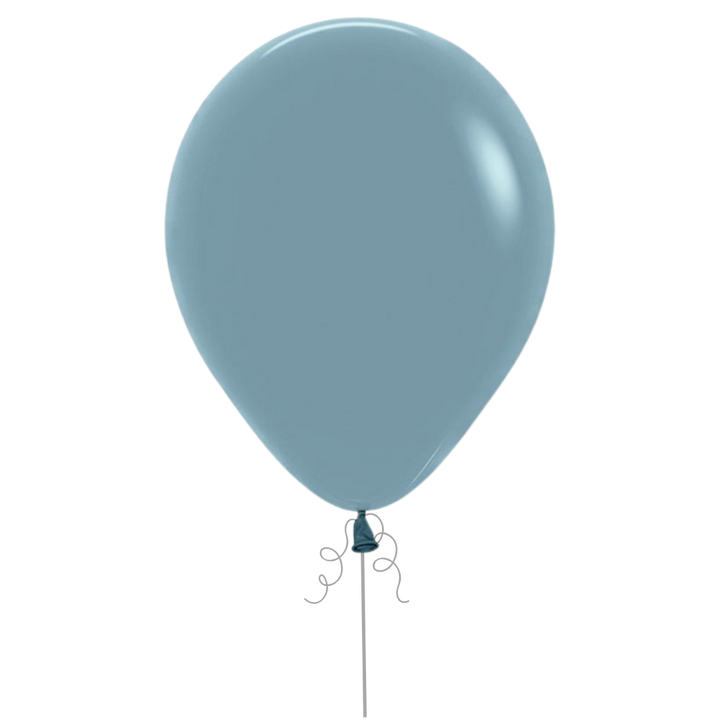 Pastel Dusk Blue Latex Balloon, 11in