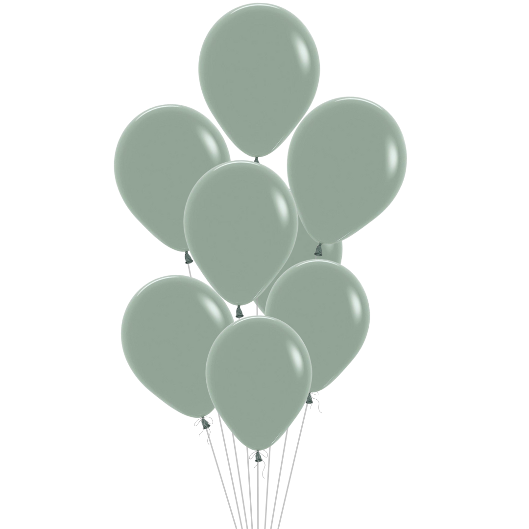 Dusk Green Latex Balloon, 11in