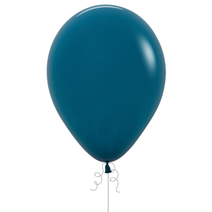 Deep Teal Latex Balloon, 11in
