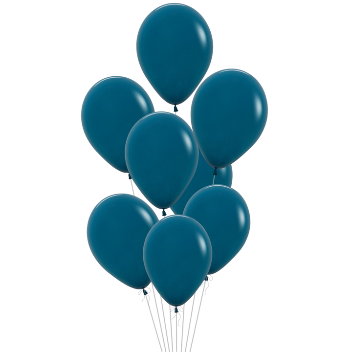 Deep Teal Latex Balloon, 11in