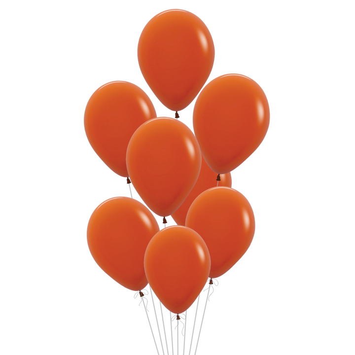 Sunset Orange Latex Balloon, 11in