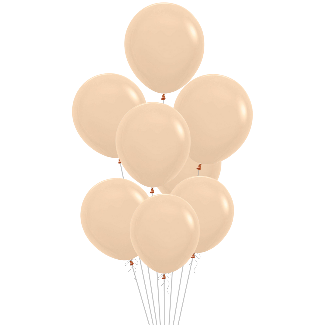 Peach Latex Balloon, 11in