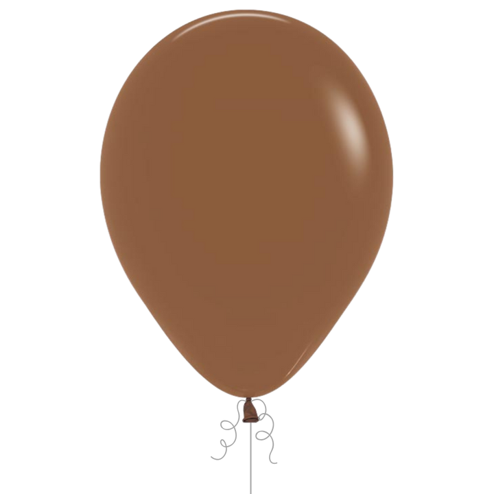 Coffee Brown Latex Balloon, 11in
