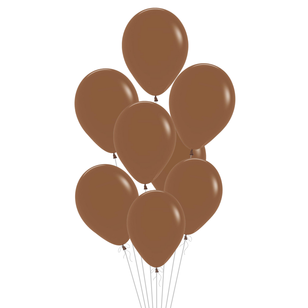 Coffee Brown Latex Balloon, 11in