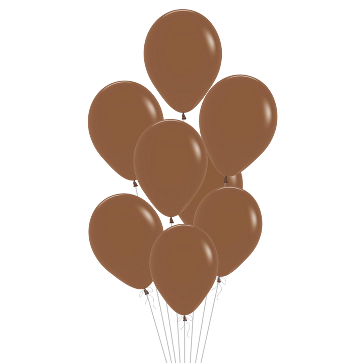 Coffee Brown Latex Balloon, 11in