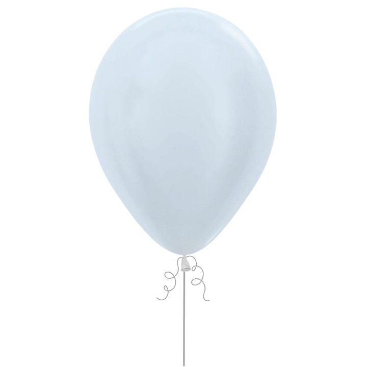 Pearl White Latex Balloon, 11in