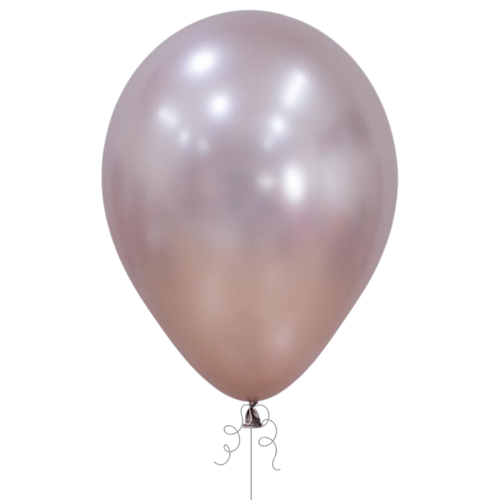 Silk Pink Latex Balloon, 11in