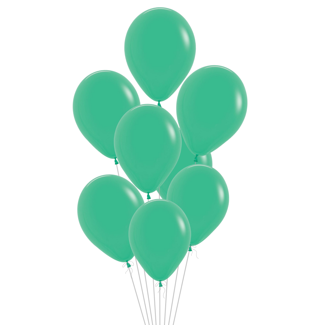 Green Latex Balloon, 11in