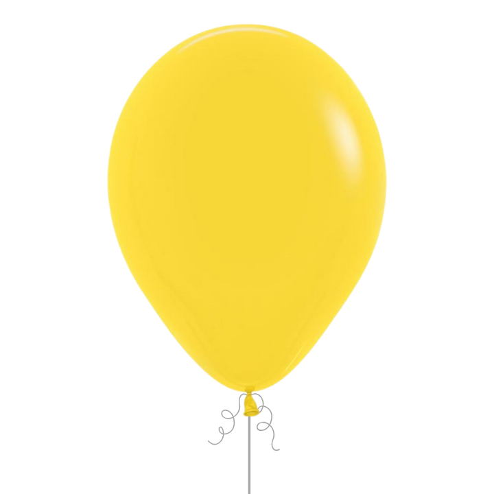 Yellow Latex Balloon, 11in