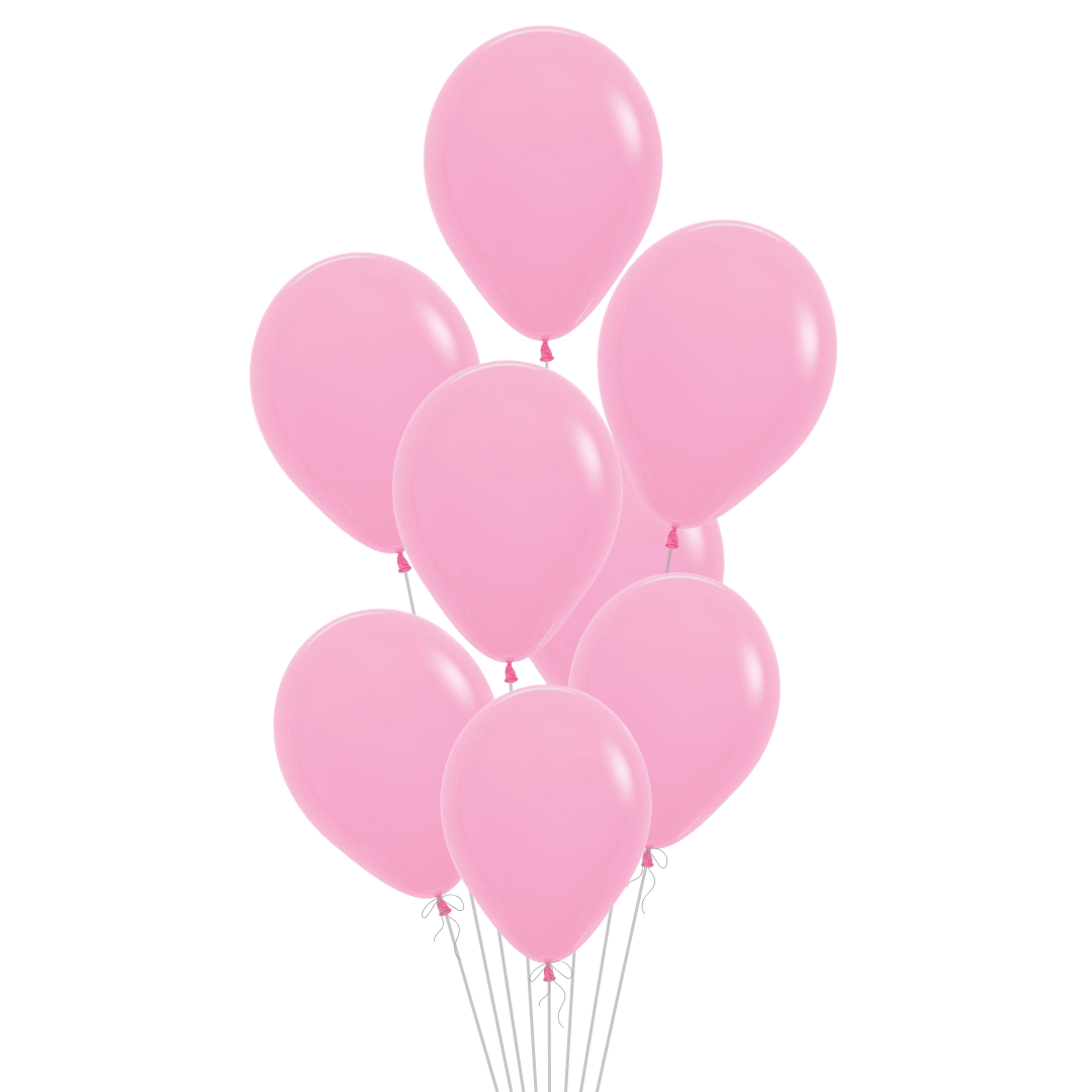Bubble Gum Pink Latex Balloon, 11in
