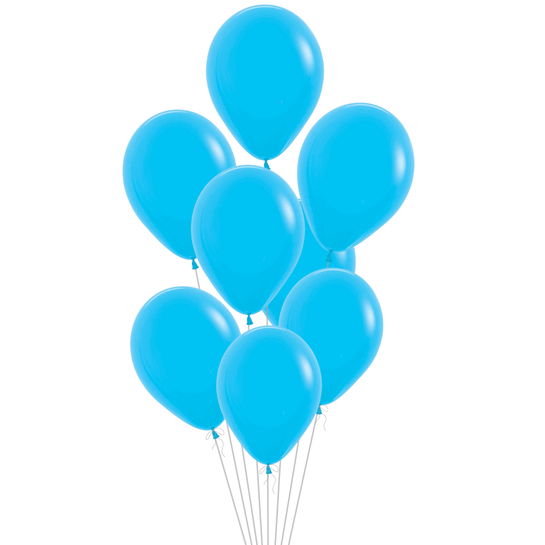 Blue Latex Balloon, 11in
