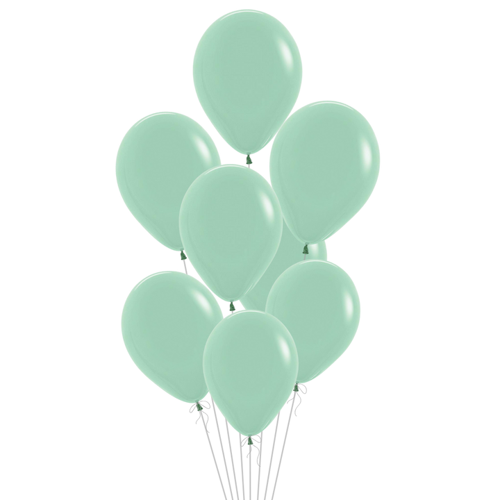 Pastel Dusk Green Tea Latex Balloon, 11in