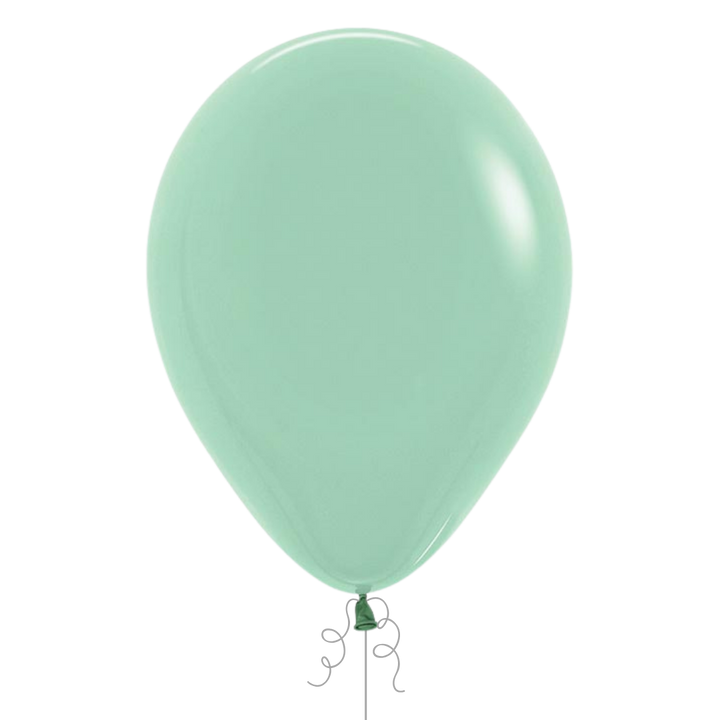 Pastel Dusk Green Tea Latex Balloon, 11in