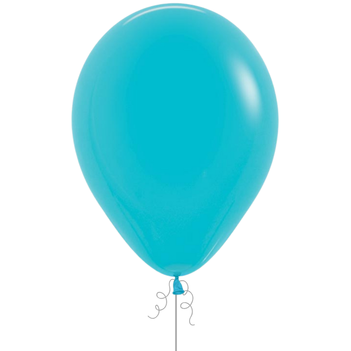 Turquoise Blue Latex Balloon, 11in