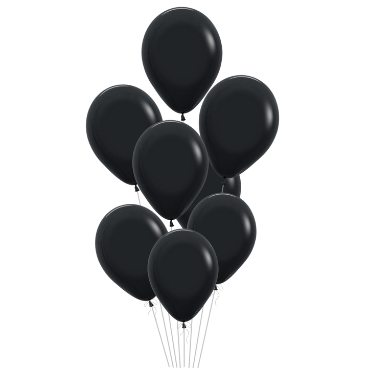 Black Latex Balloon, 11in