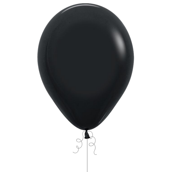 Black Latex Balloon, 11in