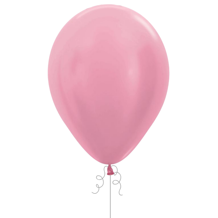 Pearl Pink Latex Balloon, 11in