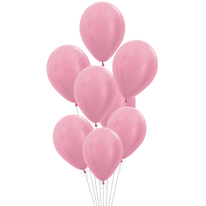 Pearl Pink Latex Balloon, 11in
