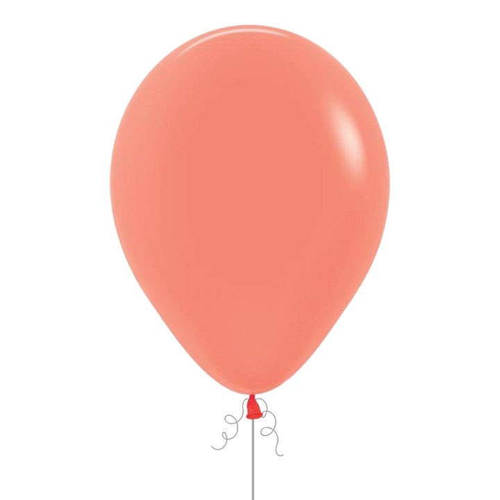 Neon Orange Latex Balloon, 11in