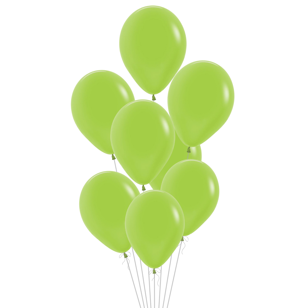 Neon Green Latex Balloon, 11in