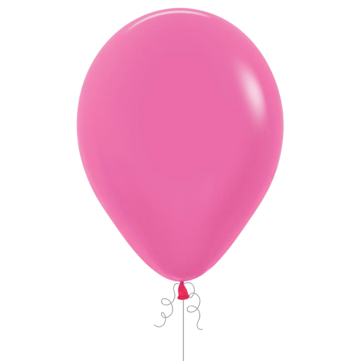 Neon Magenta Latex Balloon, 11in