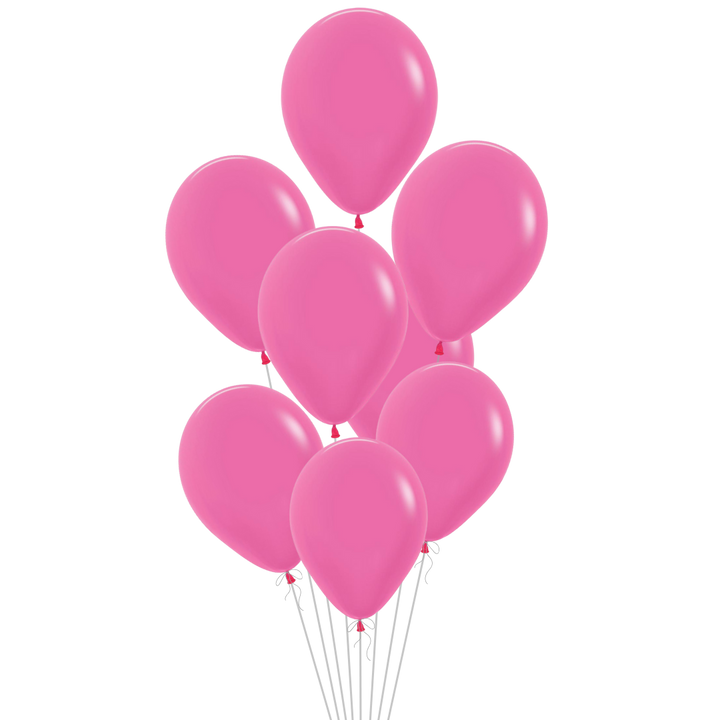 Neon Magenta Latex Balloon, 11in