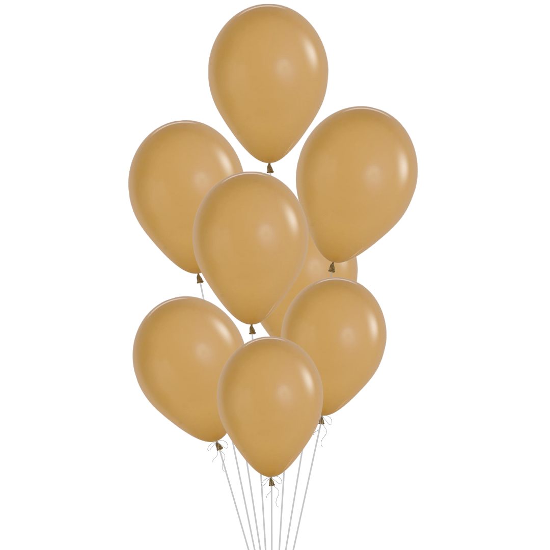 Latte Brown Latex Balloon, 11in