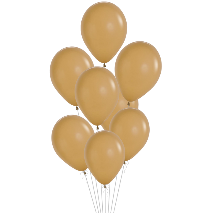 Latte Brown Latex Balloon, 11in