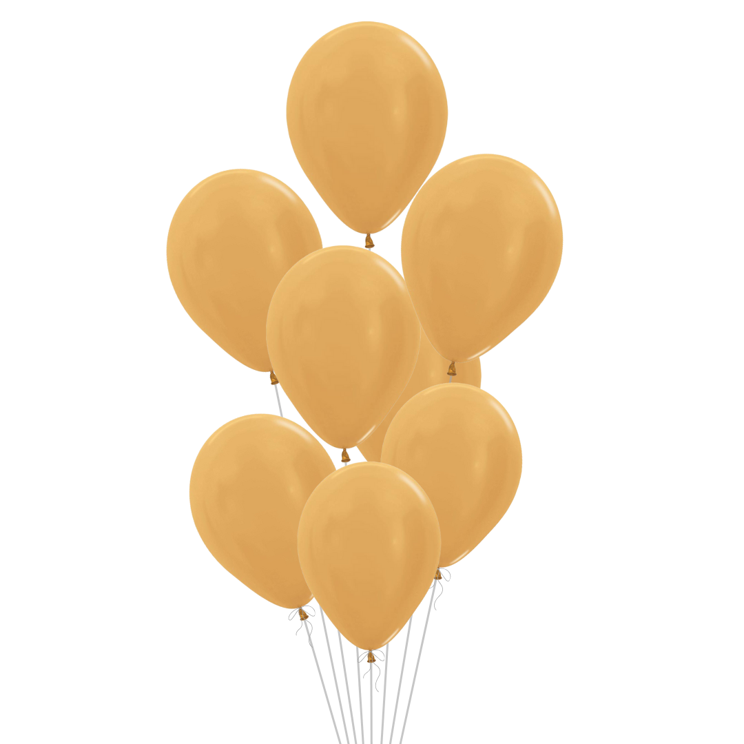 Metallic Gold Latex Balloon, 11in