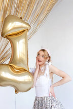 Giant Gold Penis Foil Balloon, 44in