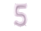 Purple Number 5 Foil Balloon, 28in