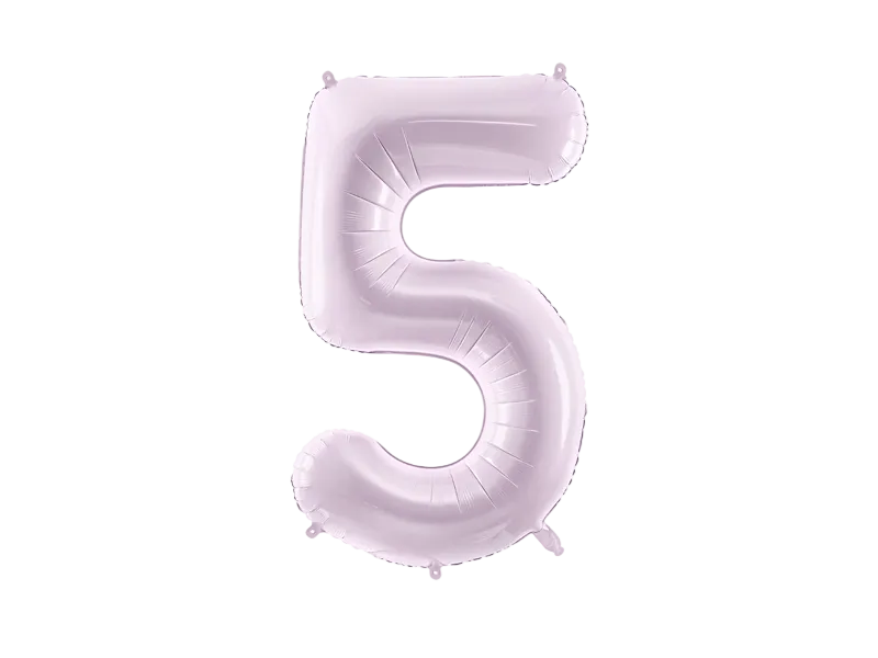 Purple Number 5 Foil Balloon, 28in