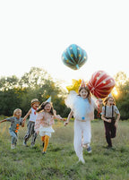 Green Starry Ball Foil Balloon, 30in
