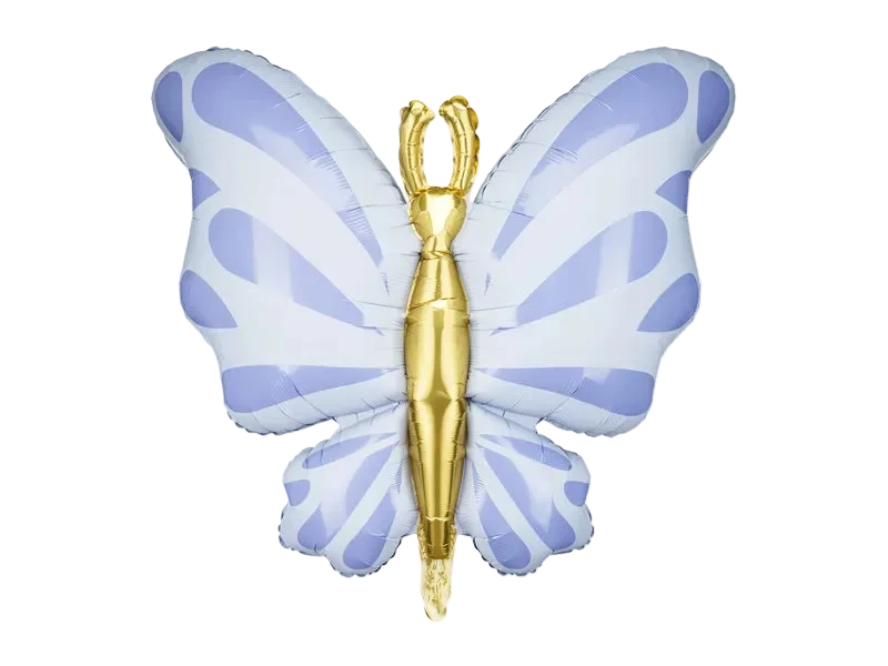 Blue butterfly Foil Balloon, 27in