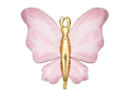 Pink Butterfly Foil Balloon, 27in
