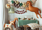 Giant Running Brown Horse Foil Balloon, 39in