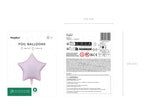 Purple Star Foil Balloon, 19in