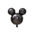 Black Mickey Mouse head foil balloon for Disney birthday from Parte Haus party supply store in Bethesda MD