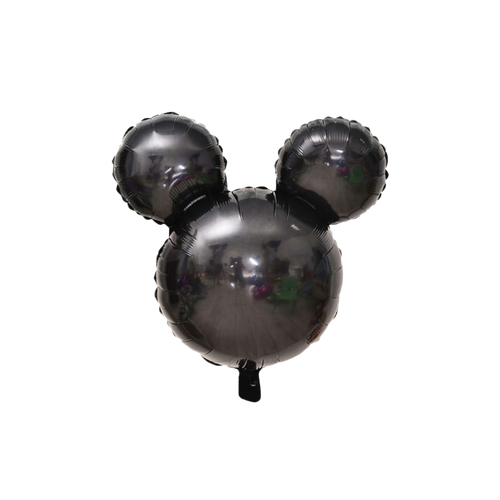 Black Mickey Mouse head foil balloon for Disney birthday from Parte Haus party supply store in Bethesda MD
