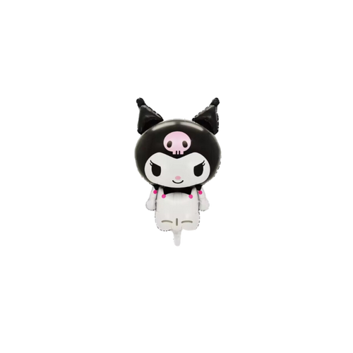 Black pink Kuromi foil balloon for birthday from Parte Haus party supply store in Bethesda Maryland