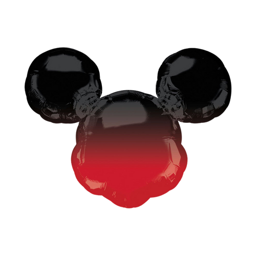 black red Mickey Mouse head foil balloon for birthday from Parte Haus party supply store in Bethesda MD